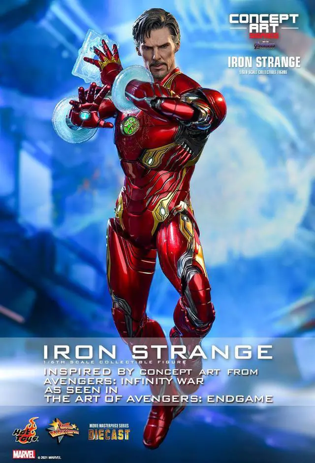Alt view image 3 of 5 - Figure Hot Toys MMS606D41 - Marvel Comics  - Avengers : EndGame - Iron Strange Deluxe Version