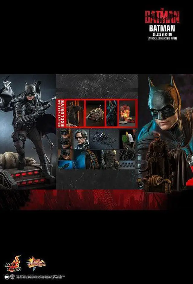 Alt view image 2 of 5 - Figure Hot Toys MMS639 - DC Comics - The Batman - Batman Deluxe Version