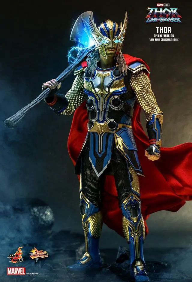Alt view image 3 of 5 - Figure Hot Toys MMS656 - Marvel Comics - Thor : Love And Thunder - Thor Deluxe Version