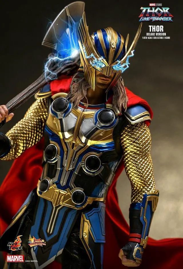 Alt view image 4 of 5 - Figure Hot Toys MMS656 - Marvel Comics - Thor : Love And Thunder - Thor Deluxe Version