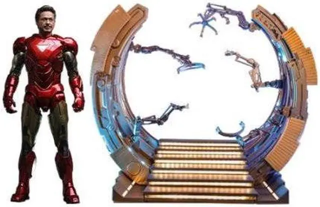 Main image of Figure Hot Toys MMS688D53 - Marvel Comics - The Avengers - Iron Man Mark VI & Suit-Up Gantry