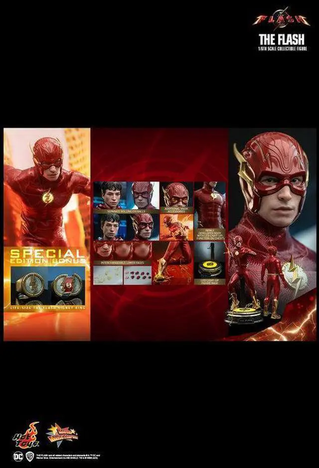 Alt view image 2 of 5 - Figure Hot Toys MMS713B - DC Comics - The Flash - Flash Deluxe Version