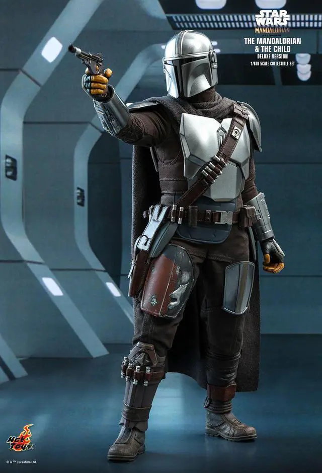 Alt view image 3 of 5 - Figure Hot Toys TMS015 - Star Wars - The Mandalorian -The Mandalorian & The Child Deluxe Version
