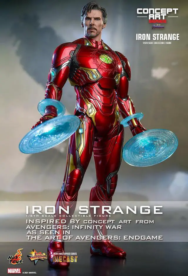 Alt view image 4 of 5 - Figure Hot Toys MMS606D41 - Marvel Comics  - Avengers : EndGame - Iron Strange Deluxe Version