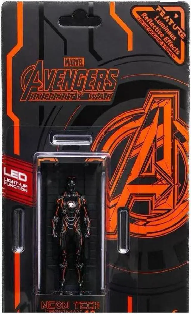 Main image of Figura Hot Toys MMSC021 - Marvel Comics - Avengers: Infinity War - Neon Tech Iron Man 4.0 Hall Of Armor Miniature Collectible