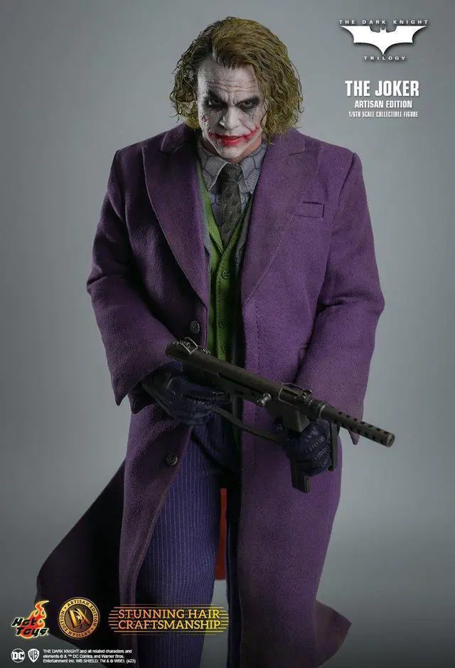 Alt view image 4 of 5 - Figure Hot Toys DX33 - DC Comics - The Dark Knight Trilogy - The Joker Deluxe Version