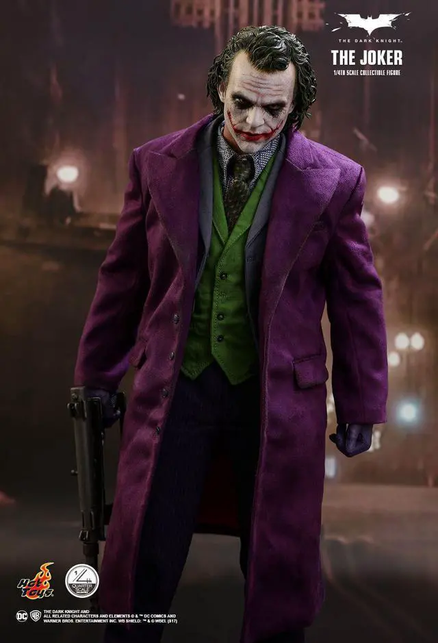Alt view image 4 of 5 - Figure Hot Toys QS010 - DC Comics - The Dark Knight - The Joker Standard Version