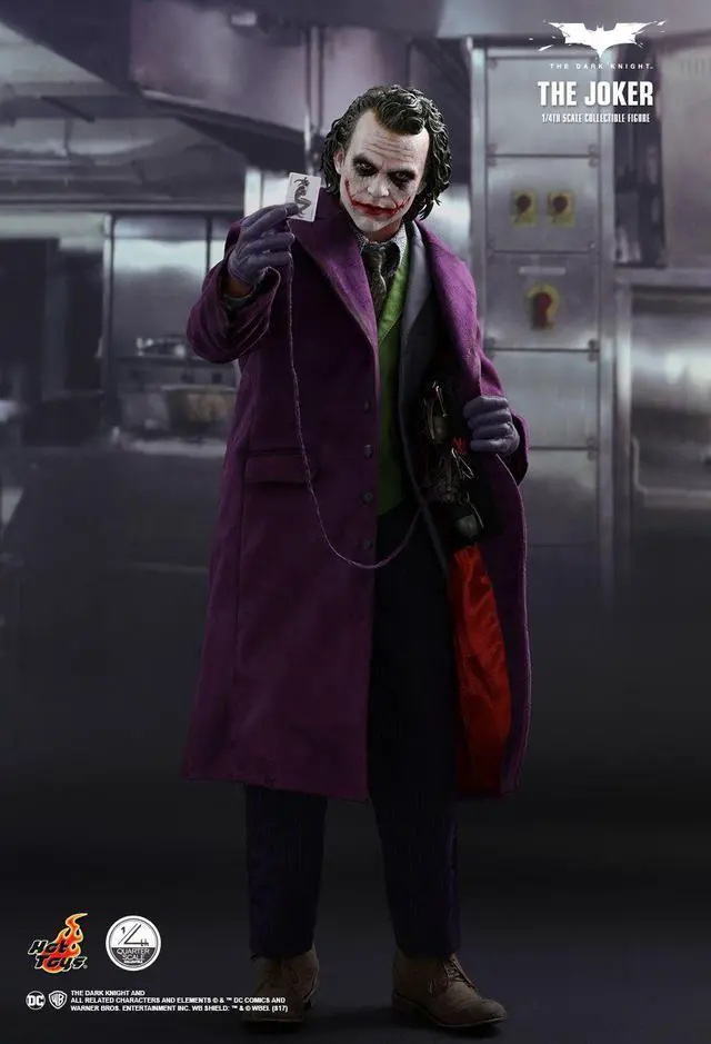 Alt view image 4 of 5 - Figure Hot Toys QS010 - DC Comics - The Dark Knight - The Joker Deluxe Version