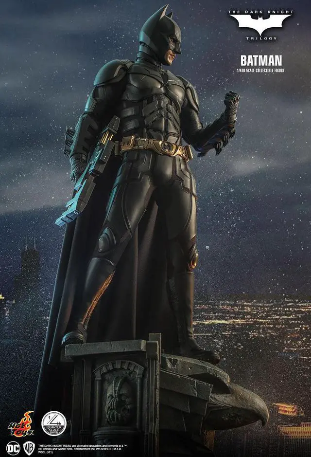 Alt view image 3 of 5 - Figure Hot Toys QS019 - DC Comics - The Dark Knight Trilogy - Batman Standard Version