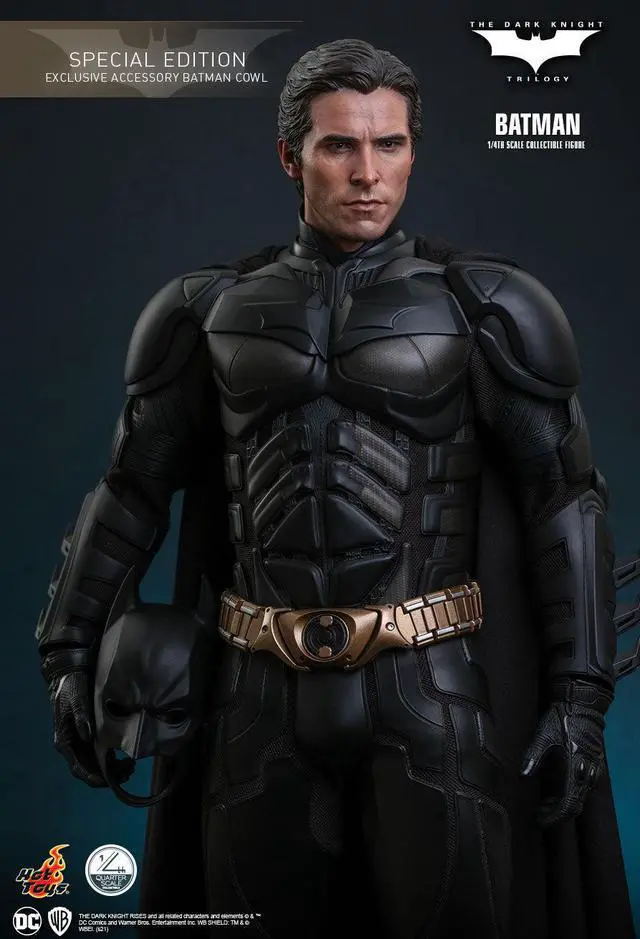 Alt view image 4 of 5 - Figure Hot Toys QS019D - DC Comics - The Dark Knight Trilogy - Batman Deluxe Version