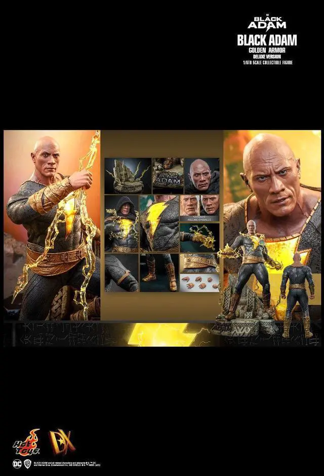 Alt view image 2 of 4 - Figure Hot Toys DX31 - DC Comics - Black Adam Golden Armor