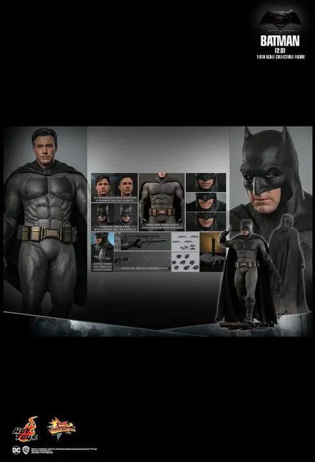 Alt view image 2 of 5 - Figure Hot Toys MMS731 - DC Comics - Batman Vs Superman : Dawn Of Justice - Batman