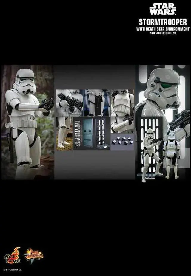 Alt view image 2 of 5 - Figure Hot Toys MMS736 - Star Wars - Stormtrooper & Death Star Diorama
