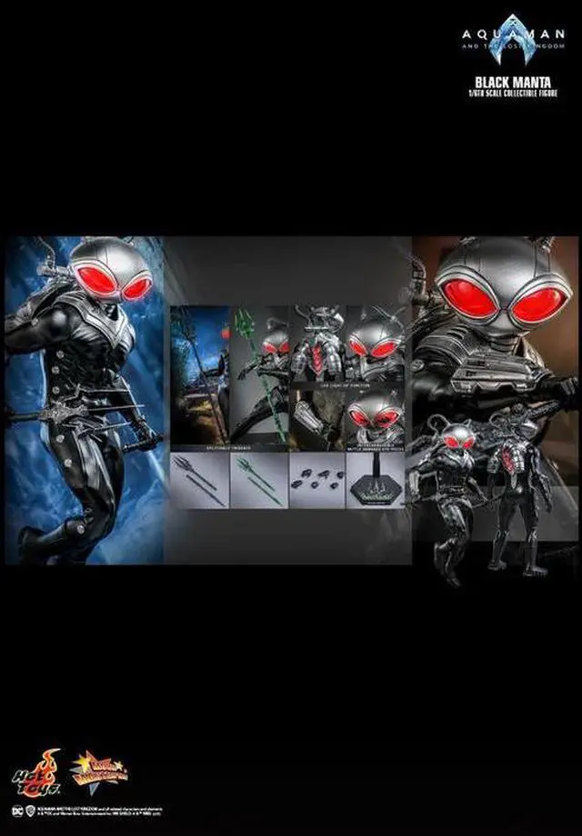 Alt view image 2 of 5 - Figure Hot Toys MMS739 - DC Comics - Aquaman & The Lost Kingdom - Black Manta