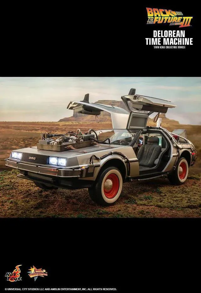 Alt view image 3 of 5 - Figure Hot Toys MMS738 - Back To The Future III - Delorean Time Machine