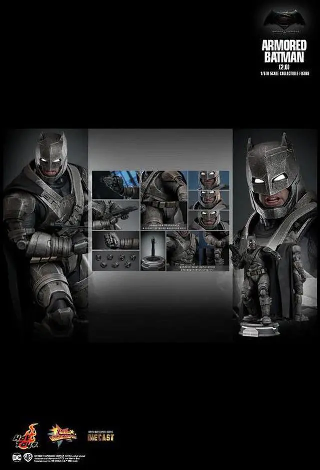 Alt view image 2 of 5 - Figure Hot Toys MMS742D62 - DC Comics - Batman Vs Superman : Dawn Of Justice - Armored Batman
