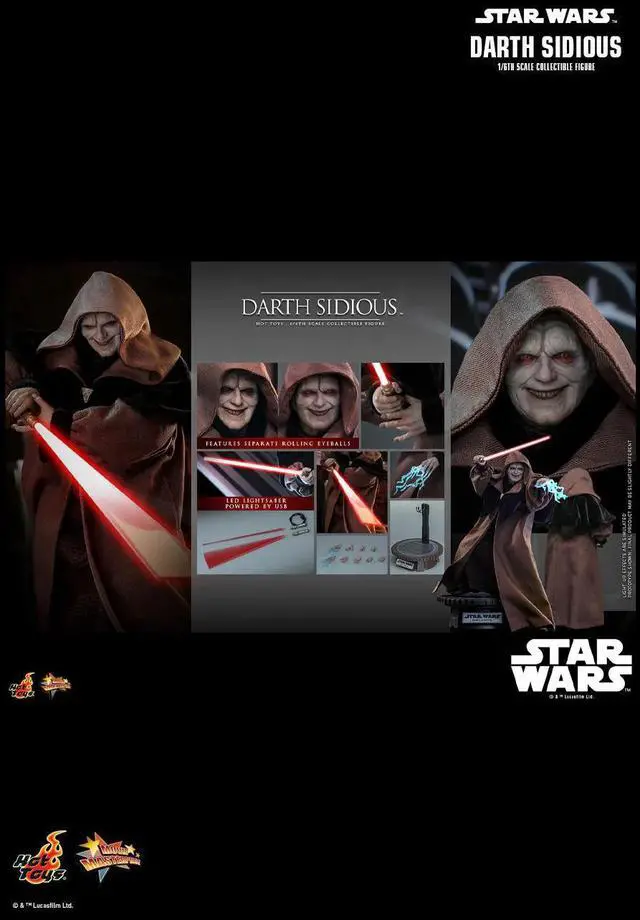Alt view image 2 of 5 - Figure Hot Toys MMS745 - Star Wars : Revenge Of The Sith - Darth Sidious