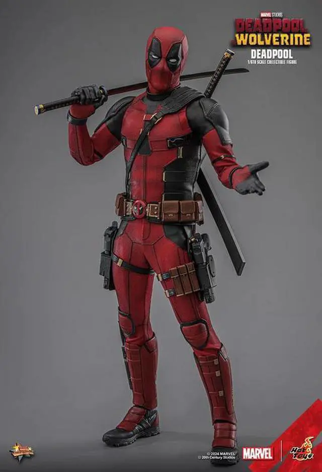 Alt view image 4 of 5 - Figure Hot Toys MMS746 - Marvel Comics - Deadpool & Wolverine - Deadpool