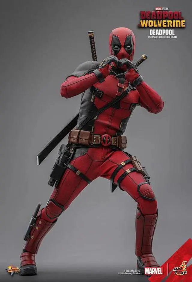 Alt view image 5 of 5 - Figure Hot Toys MMS746 - Marvel Comics - Deadpool & Wolverine - Deadpool