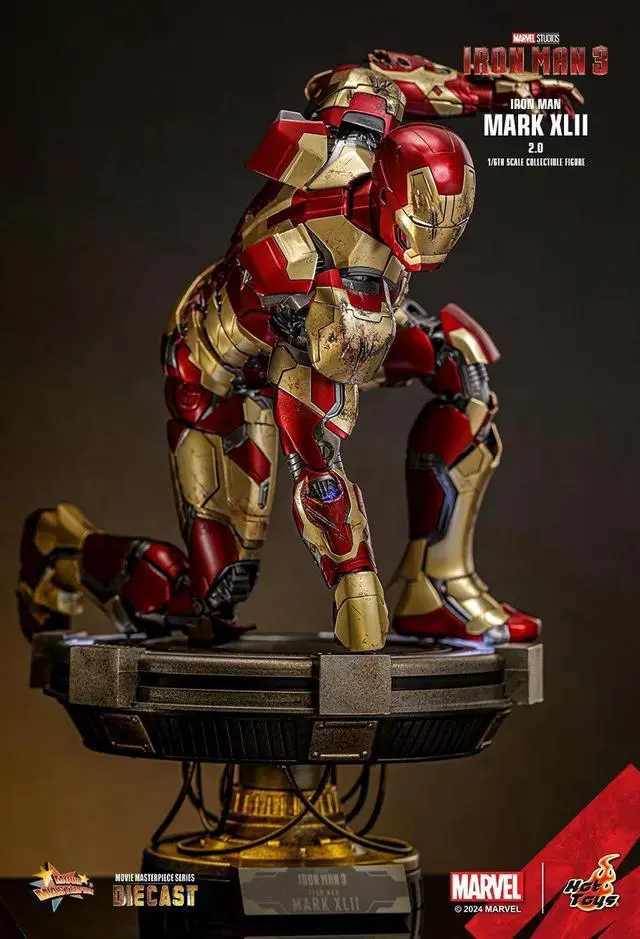 Alt view image 5 of 5 - Figure Hot Toys MMS758D65 - Marvel Comics - Iron Man 3 - Iron Man Mark XLII