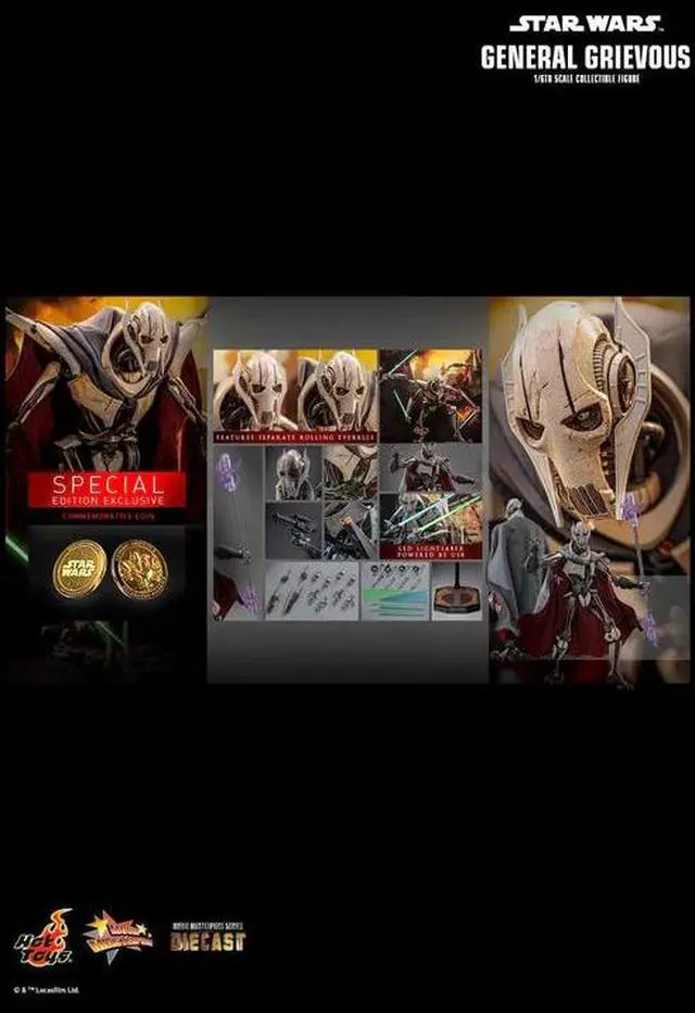 Alt view image 2 of 5 - Figure Hot Toys MMS760D67B - Star Wars : Revenge Of The Sith - General Grievous