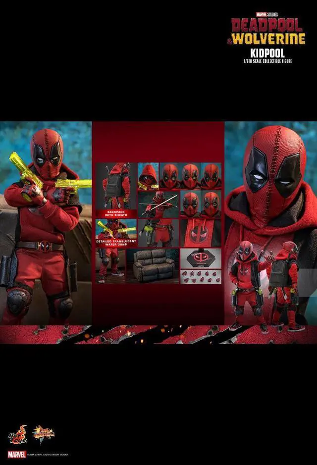 Alt view image 2 of 5 - Figure Hot Toys MMS763 - Marvel Comics - Deadpool & Wolverine - Kidpool