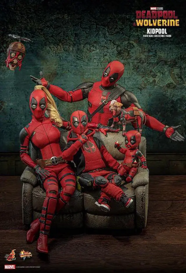 Alt view image 5 of 5 - Figure Hot Toys MMS763 - Marvel Comics - Deadpool & Wolverine - Kidpool