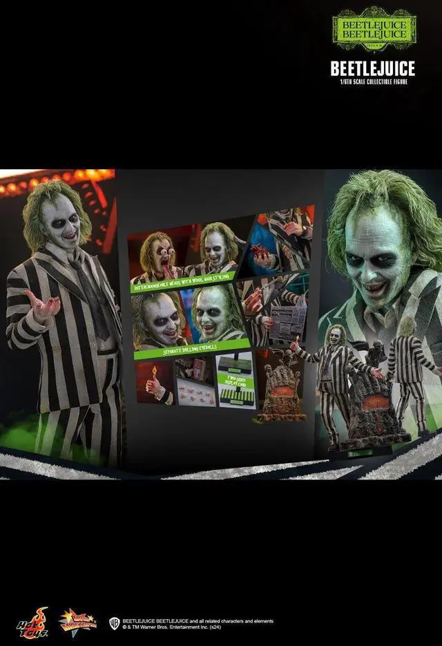 Alt view image 2 of 5 - Figure Hot Toys MMS767 - Beetlejuice - Beetlejuice