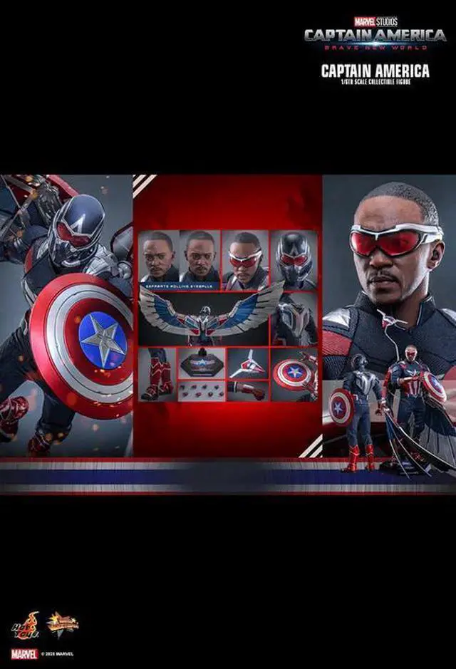 Main image of Figure Hot Toys MMS779 - Marvel Comics - Captain America : Brave New World - Captain America
