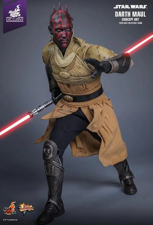 Alt view image 3 of 5 - Figure Hot Toys MMS778B - Star Wars : The Phantom Menace - Darth Maul Concept Art