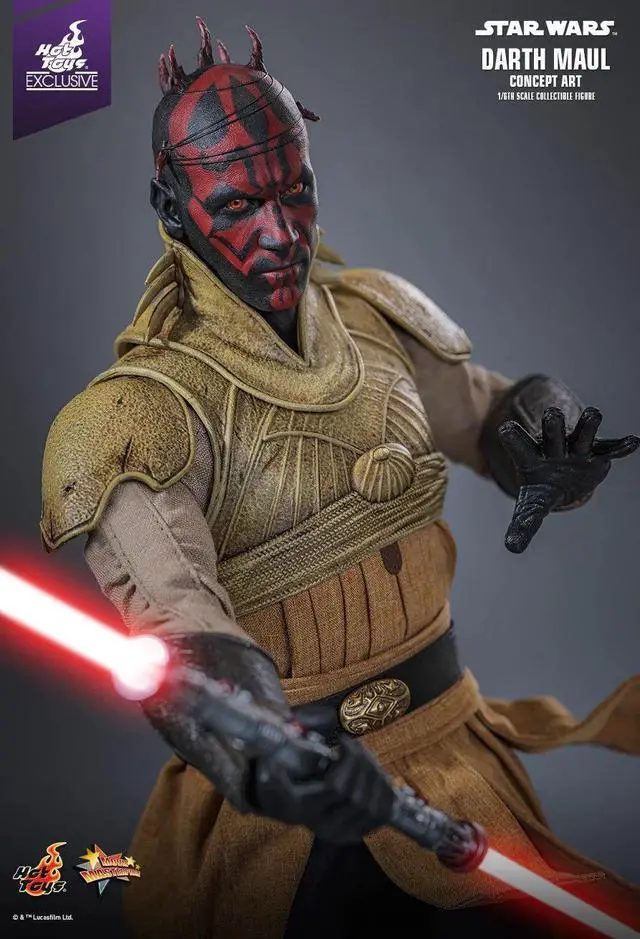 Alt view image 5 of 5 - Figure Hot Toys MMS778B - Star Wars : The Phantom Menace - Darth Maul Concept Art