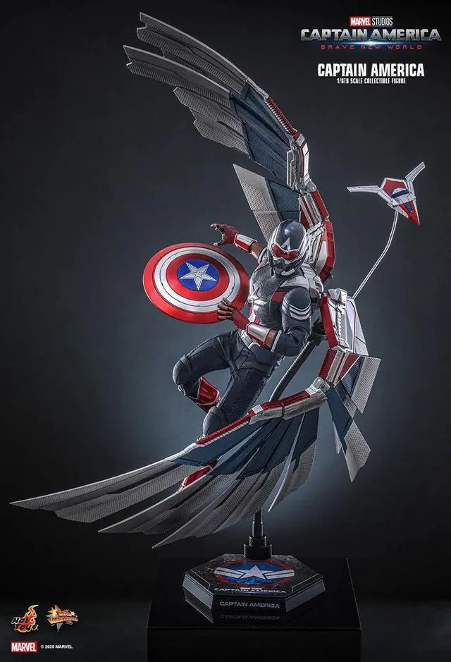 Alt view image 2 of 4 - Figure Hot Toys MMS779 - Marvel Comics - Captain America : Brave New World - Captain America