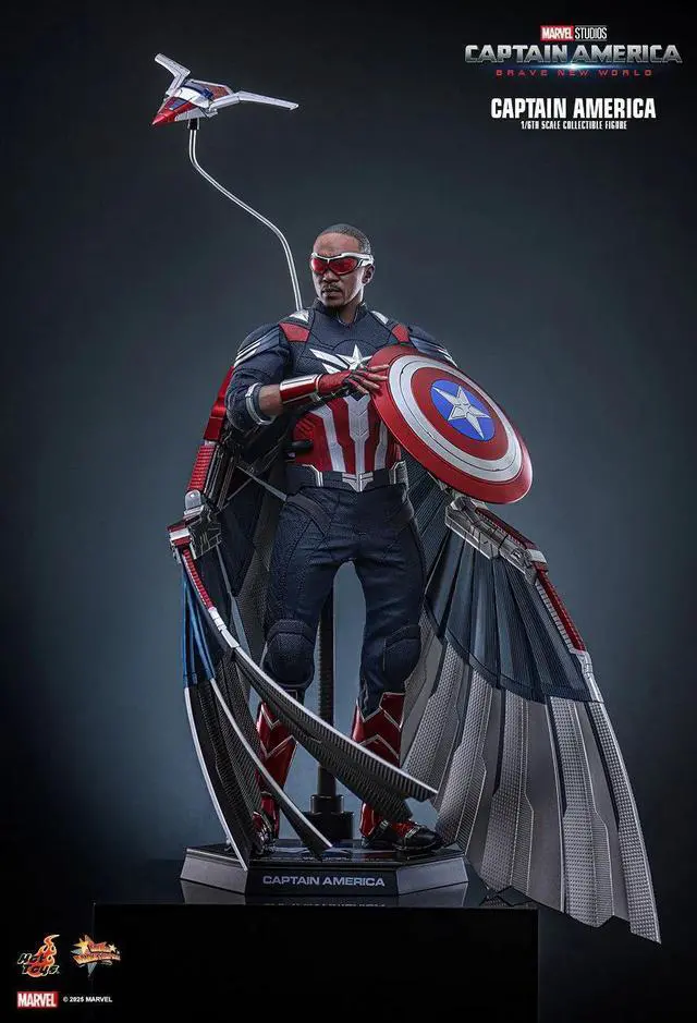 Alt view image 3 of 4 - Figure Hot Toys MMS779 - Marvel Comics - Captain America : Brave New World - Captain America