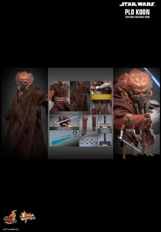 Alt view image 2 of 5 - Figure Hot Toys MMS785 - Star Wars : Revenge Of The Sith - Plo Koon