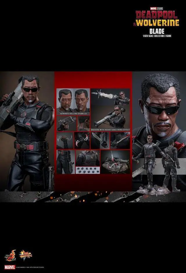 Alt view image 2 of 5 - Figure Hot Toys MMS791 - Marvel Comics - Deadpool & Wolverine - Blade