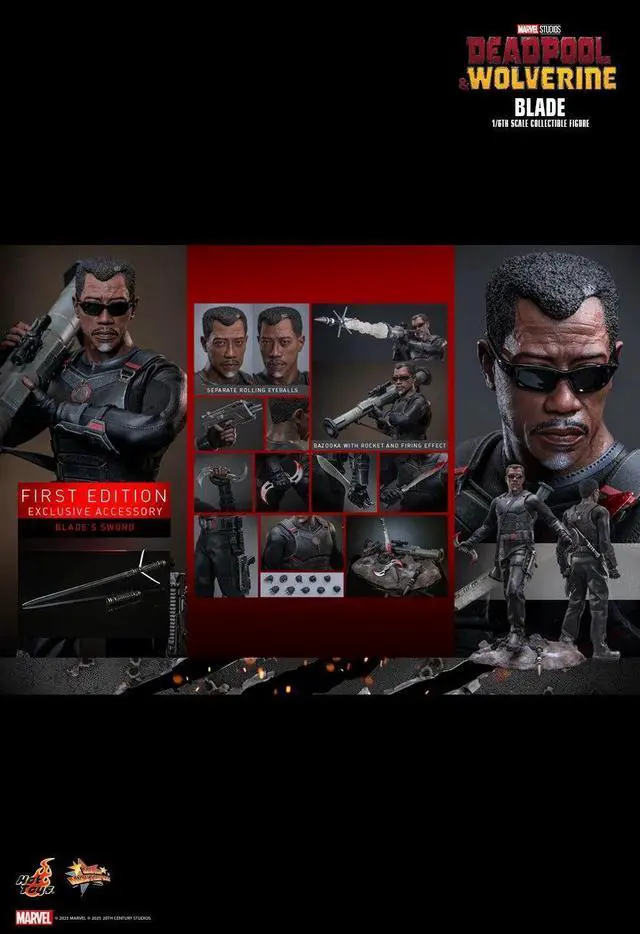 Alt view image 2 of 5 - Figure Hot Toys MMS791B - Marvel Comics - Deadpool & Wolverine - Blade