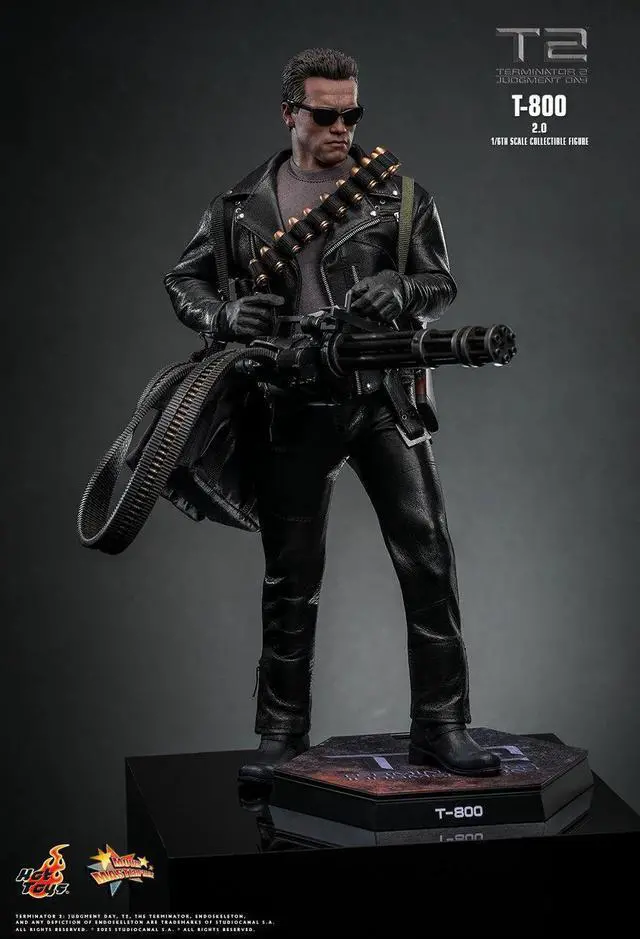 Alt view image 4 of 5 - Figure Hot Toys MMS795 - Terminator 2 : Judgment Day - T800