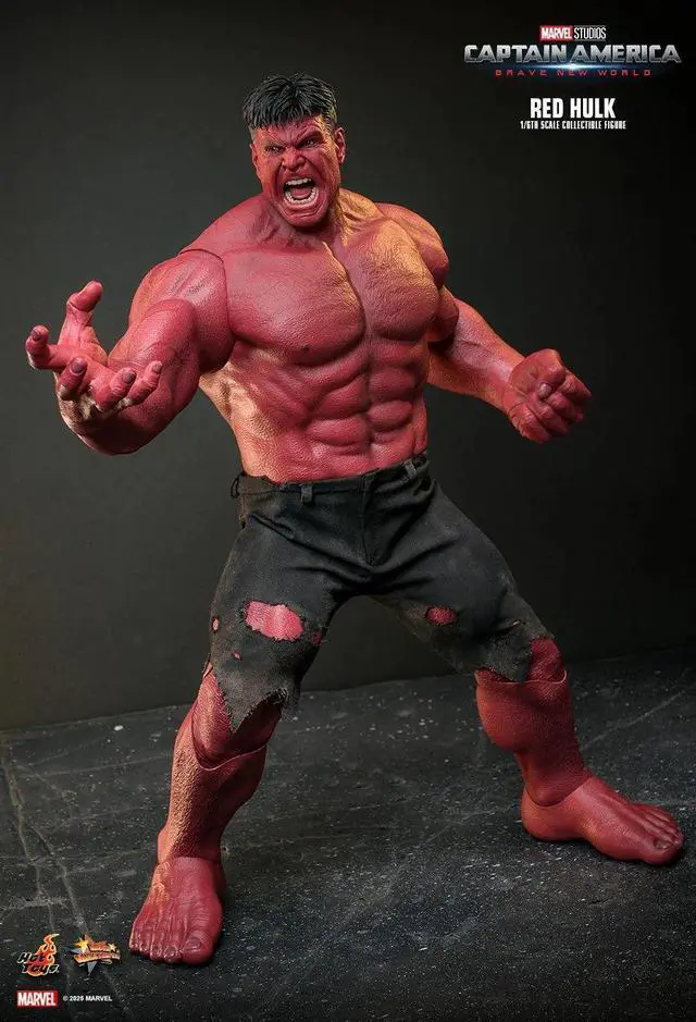 Alt view image 4 of 5 - Figure Hot Toys MMS797 - Marvel Comics - Captain America : Brave New World - Red Hulk Thaddeus Ross