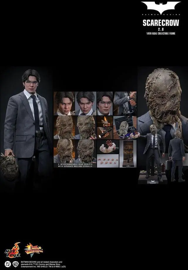 Alt view image 2 of 5 - Figure Hot Toys MMS801 - DC Comics - Batman Begins - Scarecrow