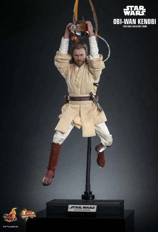 Alt view image 3 of 5 - Figure Hot Toys MMS808 - Star Wars : Attack Of The Clone - Obi Wan Kenobi