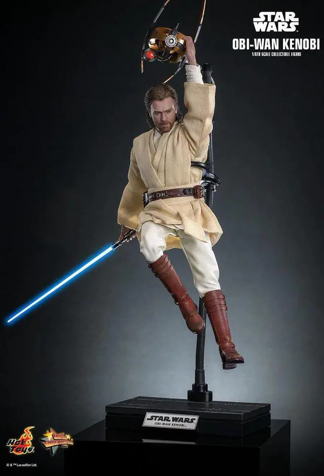 Alt view image 4 of 5 - Figure Hot Toys MMS808 - Star Wars : Attack Of The Clone - Obi Wan Kenobi
