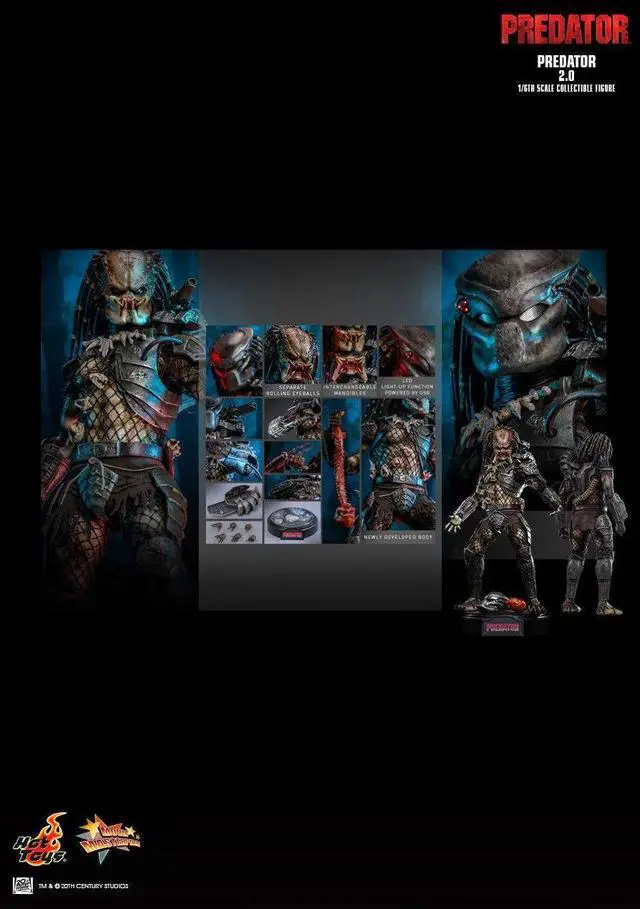 Alt view image 2 of 5 - Figure Hot Toys MMS816 - Predator - Predator Deluxe Version