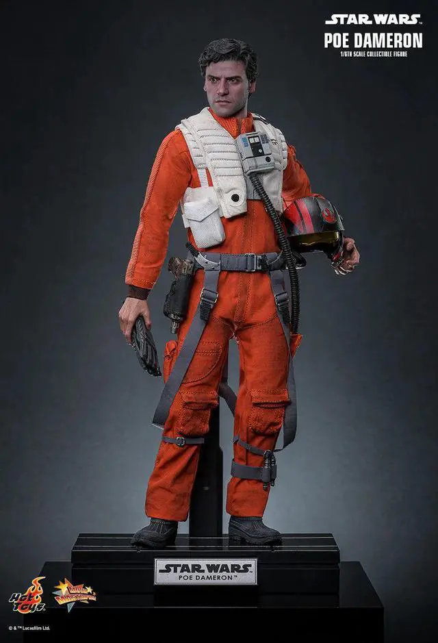 Alt view image 3 of 5 - Figure Hot Toys MMS806 - Star Wars : The Force Awakens - Poe Dameron