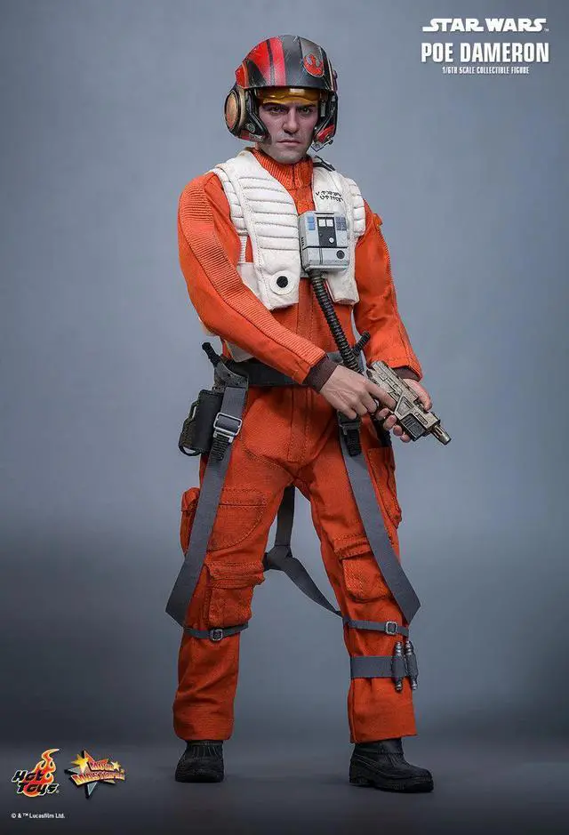 Alt view image 4 of 5 - Figure Hot Toys MMS806 - Star Wars : The Force Awakens - Poe Dameron