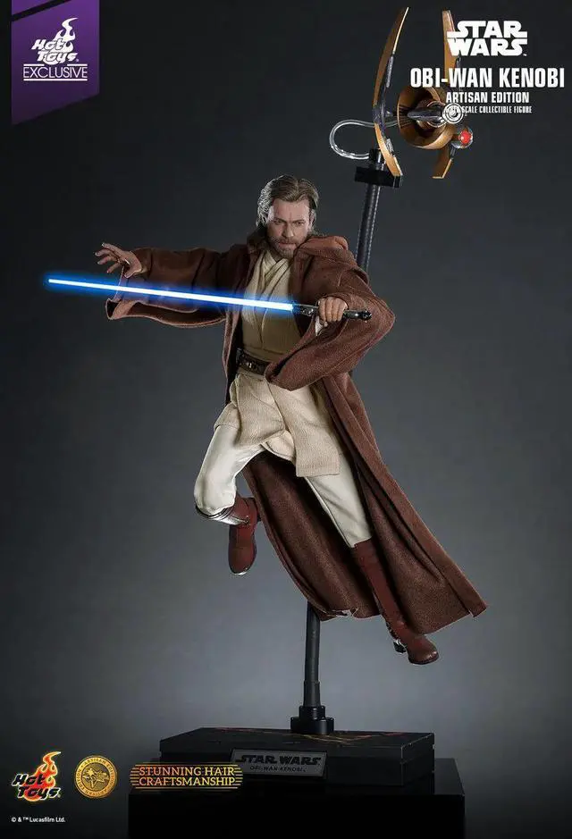 Alt view image 3 of 5 - Figure Hot Toys MMS809 - Star Wars : Attack Of The Clone - Obi Wan Kenobi