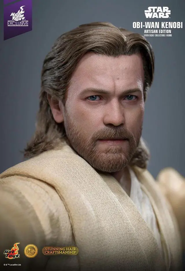 Alt view image 5 of 5 - Figure Hot Toys MMS809 - Star Wars : Attack Of The Clone - Obi Wan Kenobi
