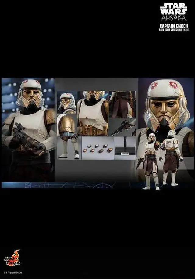 Alt view image 2 of 5 - Figure Hot Toys TMS120 - Star Wars : Ahsoka - Captain Enoch