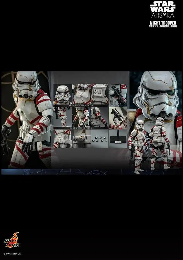 Alt view image 2 of 5 - Figure Hot Toys TMS121 - Star Wars : Ahsoka - Night Trooper