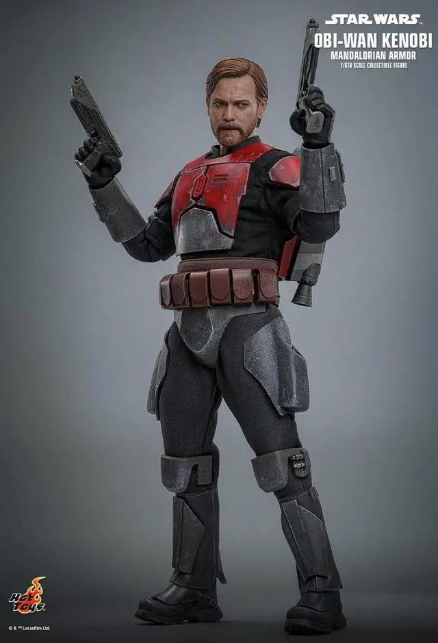 Alt view image 5 of 5 - Figure Hot Toys TMS126 - Star Wars : The Clone Wars - Obi Wan Kenobi Mandalorian Armor