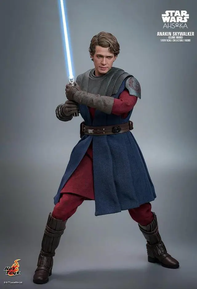 Alt view image 4 of 5 - Figure Hot Toys TMS129 - Star Wars: Ahsoka - Anakin Skywalker Clone Wars Suit Version